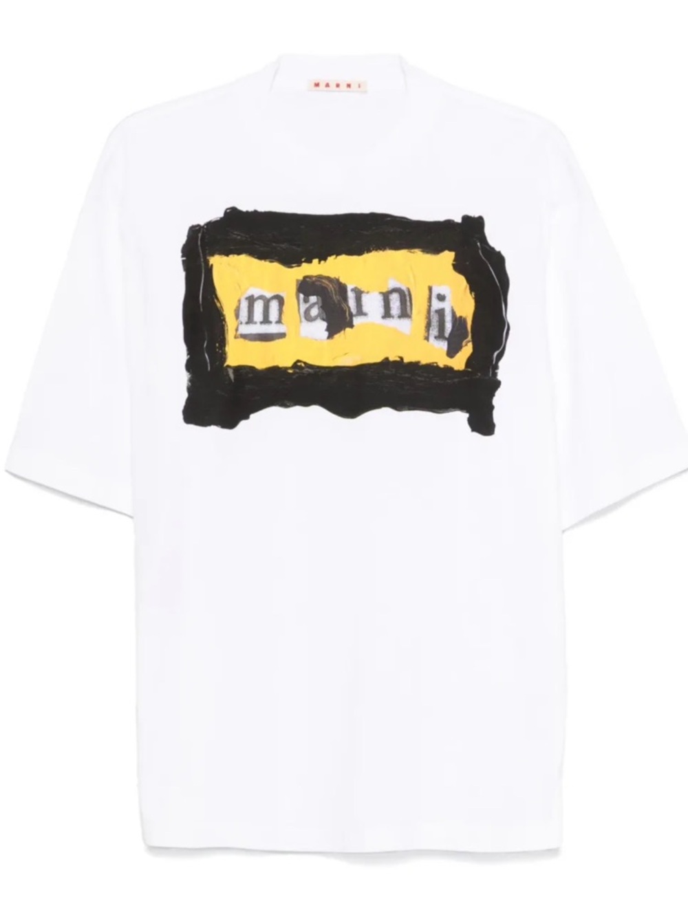 Marni Collage Logo Cotton Oversized T-Shirt
